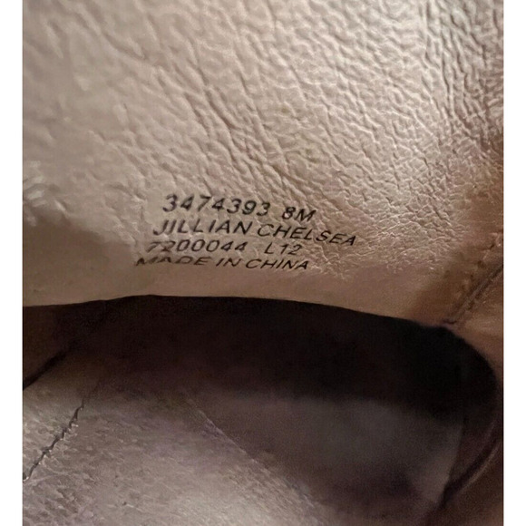 Frye Boots Jillian Chelsea Ankle Bootie Leather Whiskey 3474393 Women's Size 8M - Picture 10 of 10